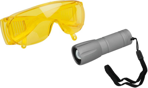 KS Tools UV-läckagedetekterande ficklampa set, 2 delar, 550.1190