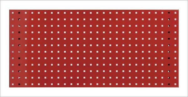 ADB perforerad platta, mått: 987x456mm, färg: röd, RAL 3020, 23032