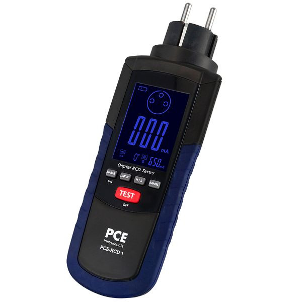 PCE Instruments Installation Tester, Snabbtestning av FI-omkopplare, PCE-RCD 1
