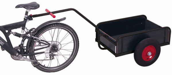 VARIOfit cykelvagn med sidovägg, yttermått: 1 835 x 810 x 810 mm (BxDxH), hjulsats: pneumatiska däck, zu-1391/AG