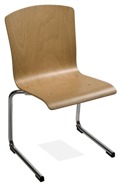 Kaiser-Sitzmöbel stapelstol cantilever KS28FG-N3, form: N3, med filtglidare för trägolv, PU: 6 delar, KS28FG-N3