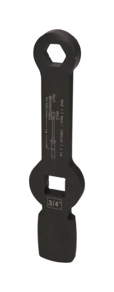 KS Tools 3/4" insexnyckel med 2 slagytor, 24 mm, 517.0925