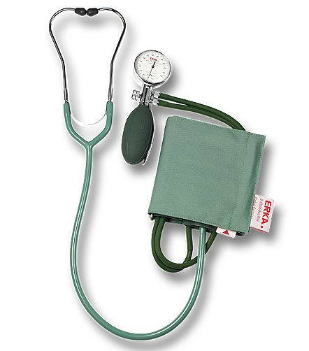 ERKA blodtrycksmätare Ø56mm med manschett och stetoskop Erkatest, storlek: 20,5-28cm, 206,46882