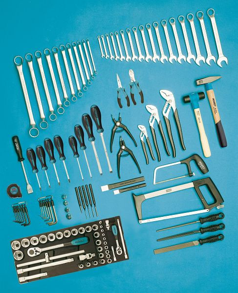 HAZET verktygssortiment, antal verktyg: 116, 0-111/116