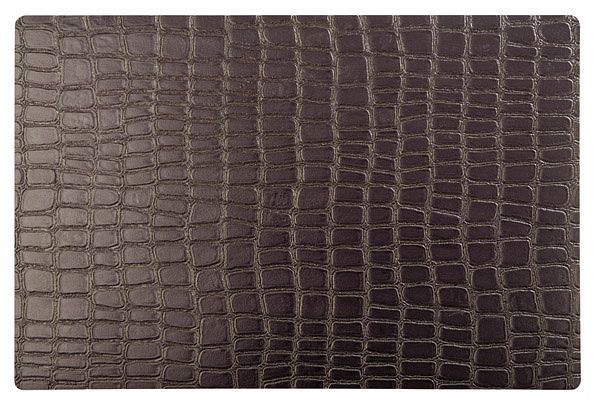APS bordstablett - brun -CROCO-, 45 x 30 cm, plast (EVA), halkfri botten, 6 st, 60537