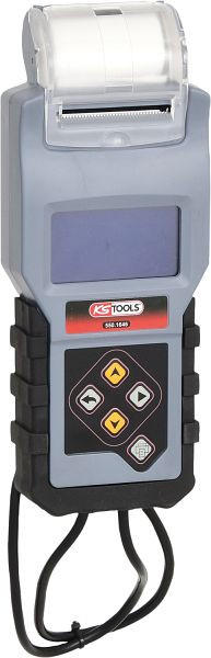 KS Tools 12V digitalt batteri och laddningssystem testare med integrerad skrivare, 550.1646