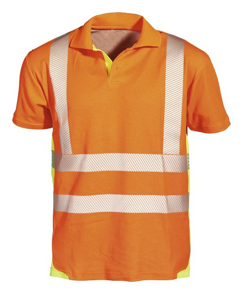 PKA varningsskyddspikétröja, 160 g/m², orange/gul, storlek: L, PU: 5 st, WAPM-OGE-004