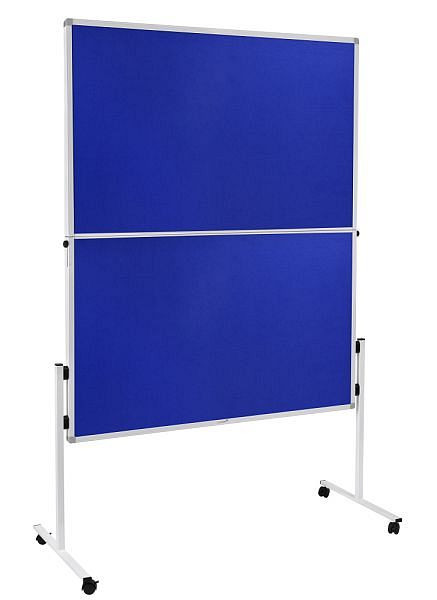 Legamaster presentationstavla ECONOMY hopfällbar, filtäckt, blå, 150 x 120 cm, 7-209400