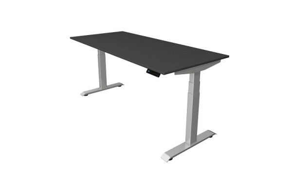 Kerkmann sitt-stå bord B 1800 x D 800 mm, elektriskt höj- och sänkbart från 640-1290 mm, antracit, 10040713