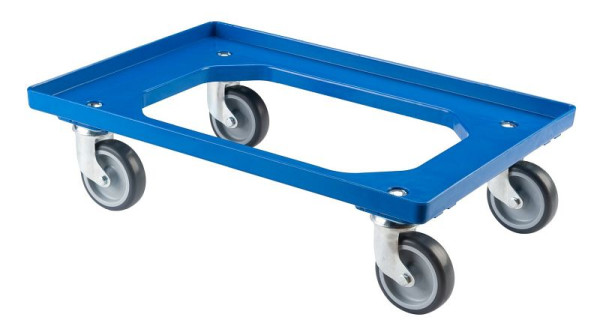 BS rullar transportrulle för lådor 60x40 cm, blå, T.-ROLLER.1B