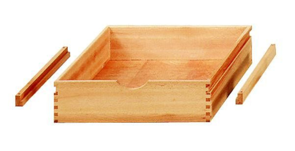 ANKE arbetsbänkar hängande låda; Innermått: 500 x 510 x 120 mm; med förlängningsstopp; Innermått: 472 x 485 x 107 mm (BxHxD), 810.901