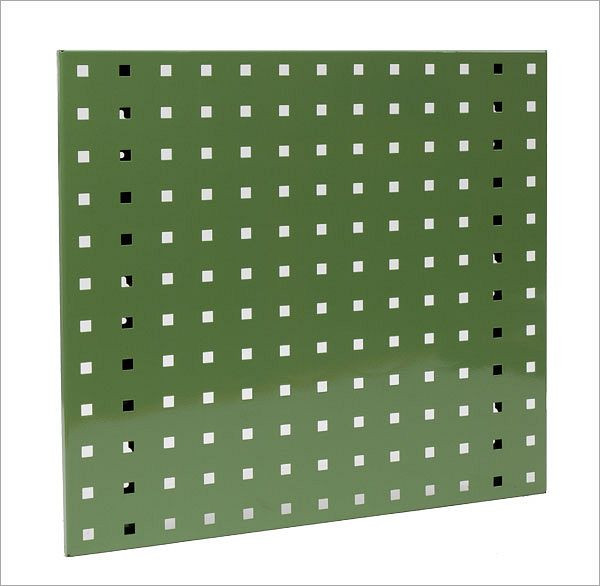 ADB perforerad platta, mått: 493x456mm, färg: grön, RAL 6011, 23006