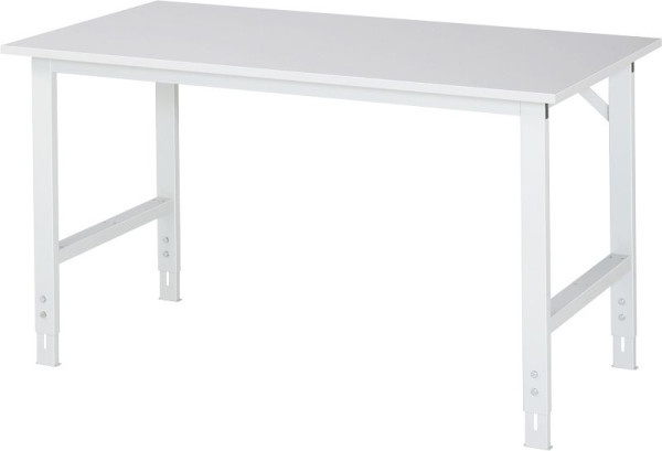 RAU Tom serie arbetsbord (6030) - höj- och sänkbar, melaminplatta, 1500x760-1080x800 mm, 06-625M80-15.12