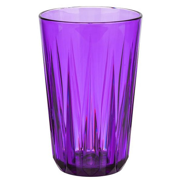 APS drickskopp -CRYSTAL-, Ø 8 cm, höjd: 12,5 cm, Tritan, 0,3 liter, färg: violett, 48 st, 10529