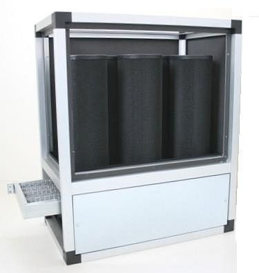 AIRFAN filtreringscenter för lukteliminering, 67 kg, CF115