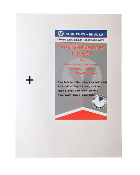 VaGo-Tools färgfleece slät fleece tapet 150g/m² 1 rulle inklusive lim, PU: 18,75 m², 999010x1+999020x1_tv