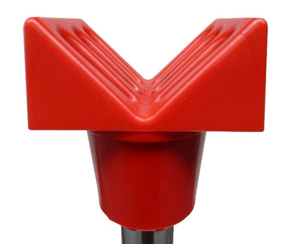 Busching clip-on monteringshjälp PRISMA för domkraft, fäste 30mm/500kg lastkapacitet/röd, 100696