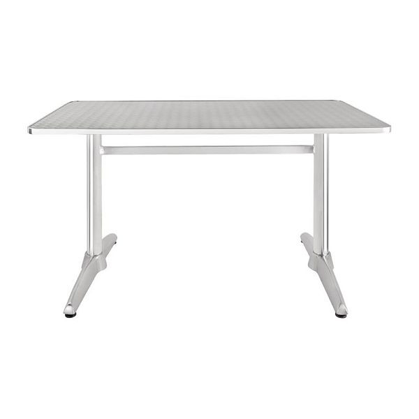 Bolero rektangulärt bord rostfritt stål 120 x 60cm, U432
