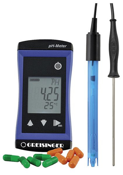 Greisinger G 1501 set komplett set för pH/temperaturmätning, 611385