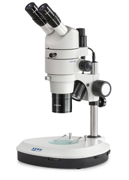 KERN Optics stereozoommikroskop, parallellt 0,8 x - 8 x, trinokulärt, okular HWF 10 x / Ø 22mm, OZS 574