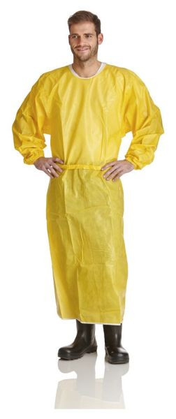 ProSafe XP3000 förkläde för kemisk skyddshylsa, 145 cm lång, gul, PU: 25 st, PSXP-SC