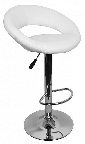 Amstyle barstol Kreta överdrag konstläder vit, SPM2.132
