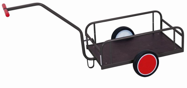 VARIOfit handvagn utan sidovägg, yttermått: 1 560 x 645 x 780 mm (BxDxH), hjulsats: massiva gummidäck, zu-1276/AG