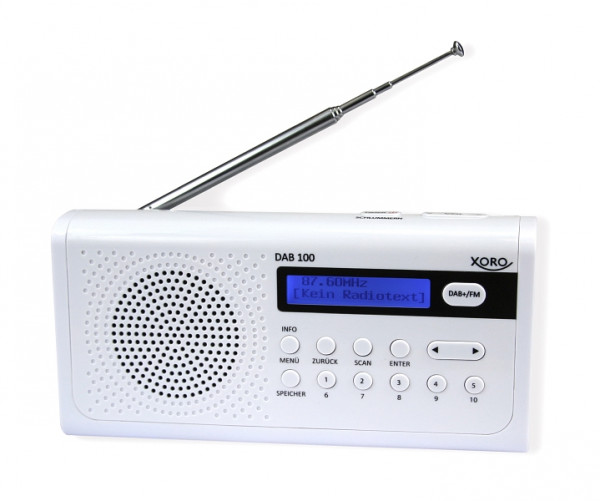 XORO DAB + radio, DAB 100, PU: 14 delar, XOR400392