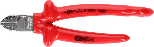 KS Tools 1000V sidoskärare med säkerhetsögla för säkerhetslina, 117.2204