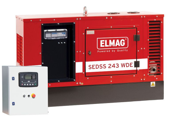 ELMAG nödkraft komplett paket SEDSS 243WDE-ASS med DIESEL generator med KUBOTA V1505 motor, 00549