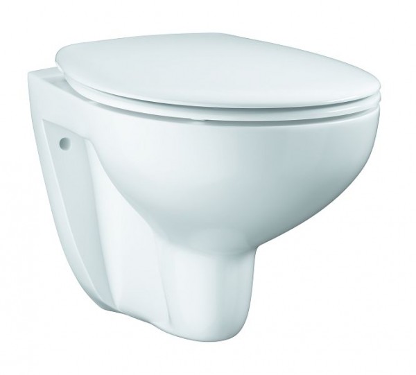 GROHE vägghängd toalettstolsset byggkeramik med toalettsits soft close alpin vit, 39351000