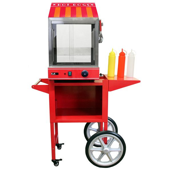 KuKoo Gastro Hot Dog Warmer med vagn, 24228