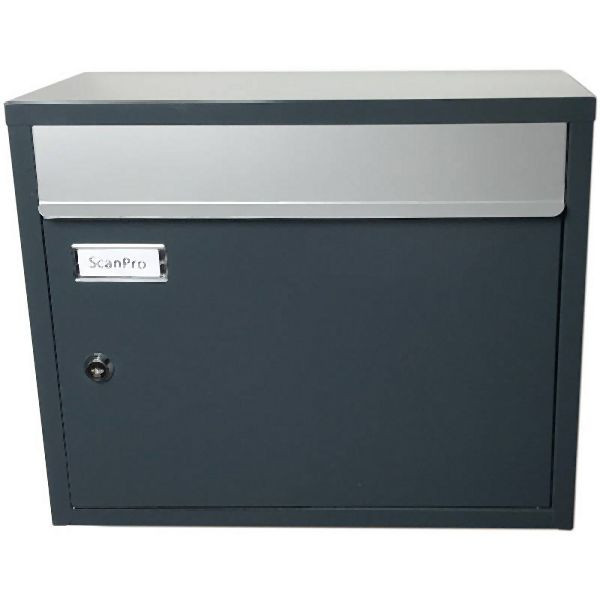 ScanProDesign Safepost 910 - med komfortdjup 20 cm, antracitgrå, 91056