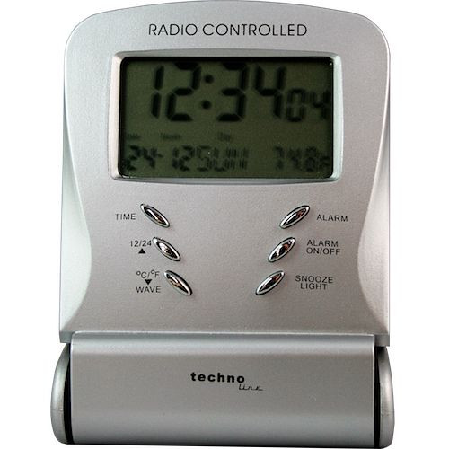 Technoline radiostyrd väckarklocka med manuellt inställningsalternativ, mått: 70 x 95 x 20 mm, WT 171