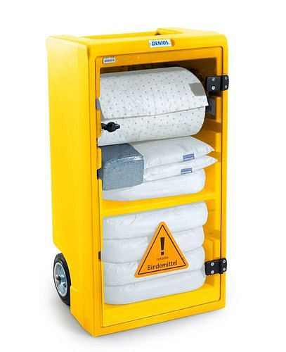 DENSORB Mobile Emergency Set, pärm i gul Caddy Small, olja, 290-816