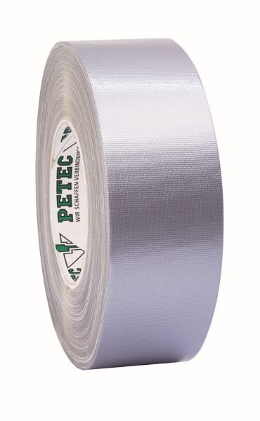 Petec Power Tape/pansartejp, silver, 50mm x 50 m, PU: 6 st, 86250