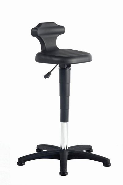 KLW ståhjälp, sitt-stå stol med glider, integrerat ryggstöd, sitthöjd 510 - 780 mm, 10 / 9409-2000