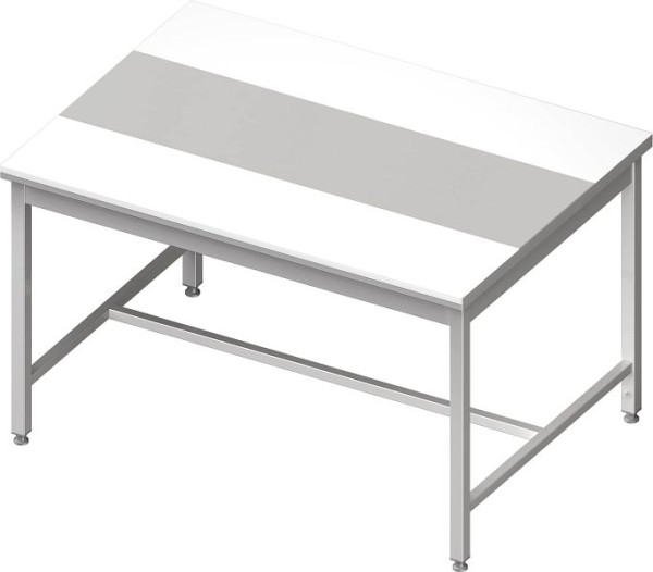 Stalgast centralt arbetsbord med mittstag, 1900x1400x850 mm, med dubbelsidig PE skärplåt, utan uppstånd, svetsad, VAT191416
