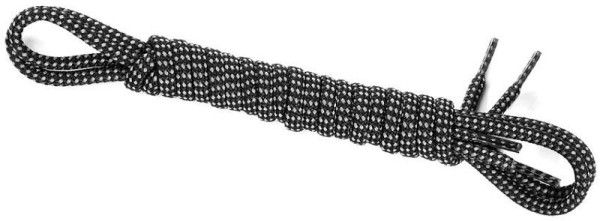 Lupriflex Nomex skosnören, svart/röd, 90 cm, 13-4034-90