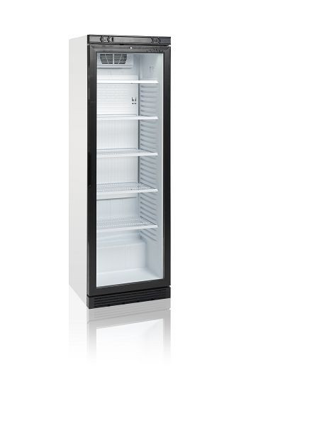 Cooldura kylskåp LED - 380 liter, vit/svart, S3BC-I