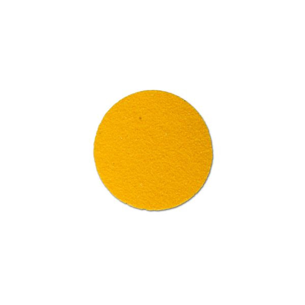 m2 Anti-halkbeläggning Informationsmärkning Deformerbar gul cirkel 90mm, PU: 50 st, M2GV50K901