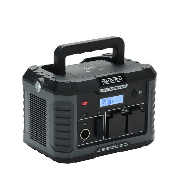 Balderia Powerstation Power Cube, 1000 W, 933 Wh, färg: svart, PPS1000