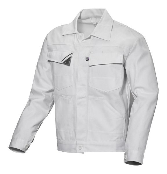 PKA Basic Plus blusjacka, 270 g/m², vit, storlek: 42, PU: 5 st, BJ27W-042