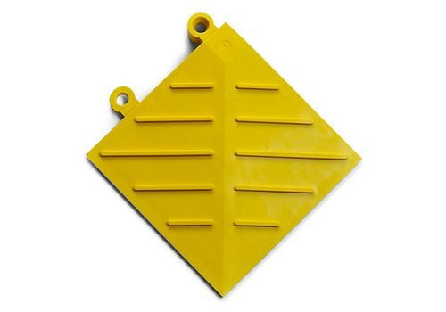 DENIOS säkerhetshörn DF, PVC, gul, 15,2 cm x 15,2 cm, 179-386