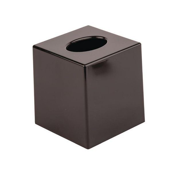 Bolero tissuebox kub svart, DA603
