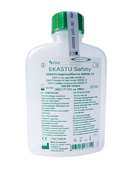 EKASTU Safety ögonsköljflaska ADR200, FD, 177312