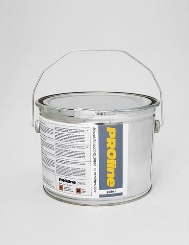 DENIOS PROline-färg hallmarkeringsfärg, 5 liter för ca 20-25 kvm, silvergrå, PU: 5 liter, 180-207