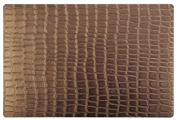 APS bordstablett - koppar -CROCO-, 45 x 30 cm, plast (EVA), halkfri botten, 6 st, 60536