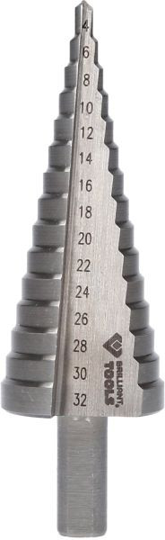 Brilliant Tools stegborr, Ø 4 - 32 mm, BT101928