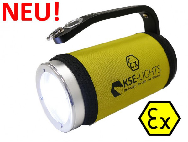 KSE-LIGHTS LED-handlampa med 3 högeffekts CREE-lysdioder, explosionsskydd, HL-1000-EX